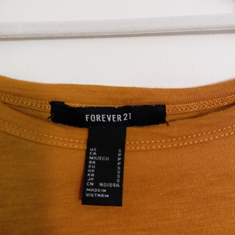 ☼ yellow long sleeve tee - Picture 6 of 7